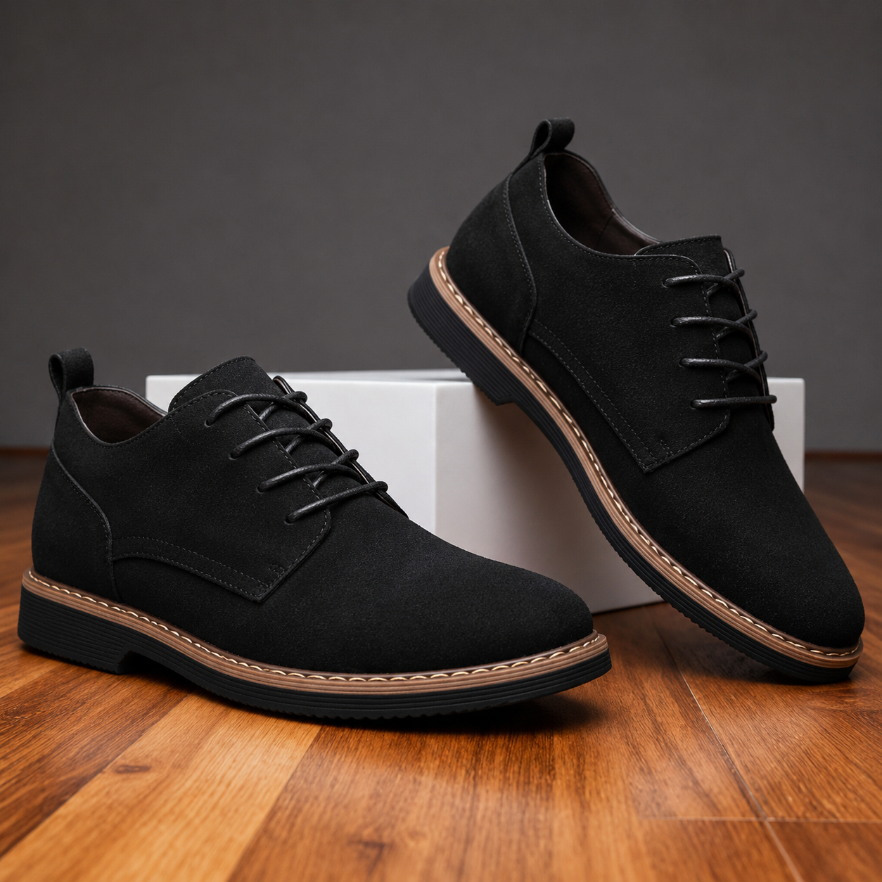 Men's Suede Oxfords