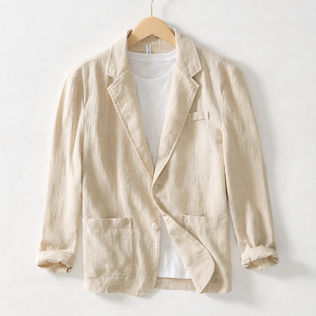 Riviera Casual Linen Blazer