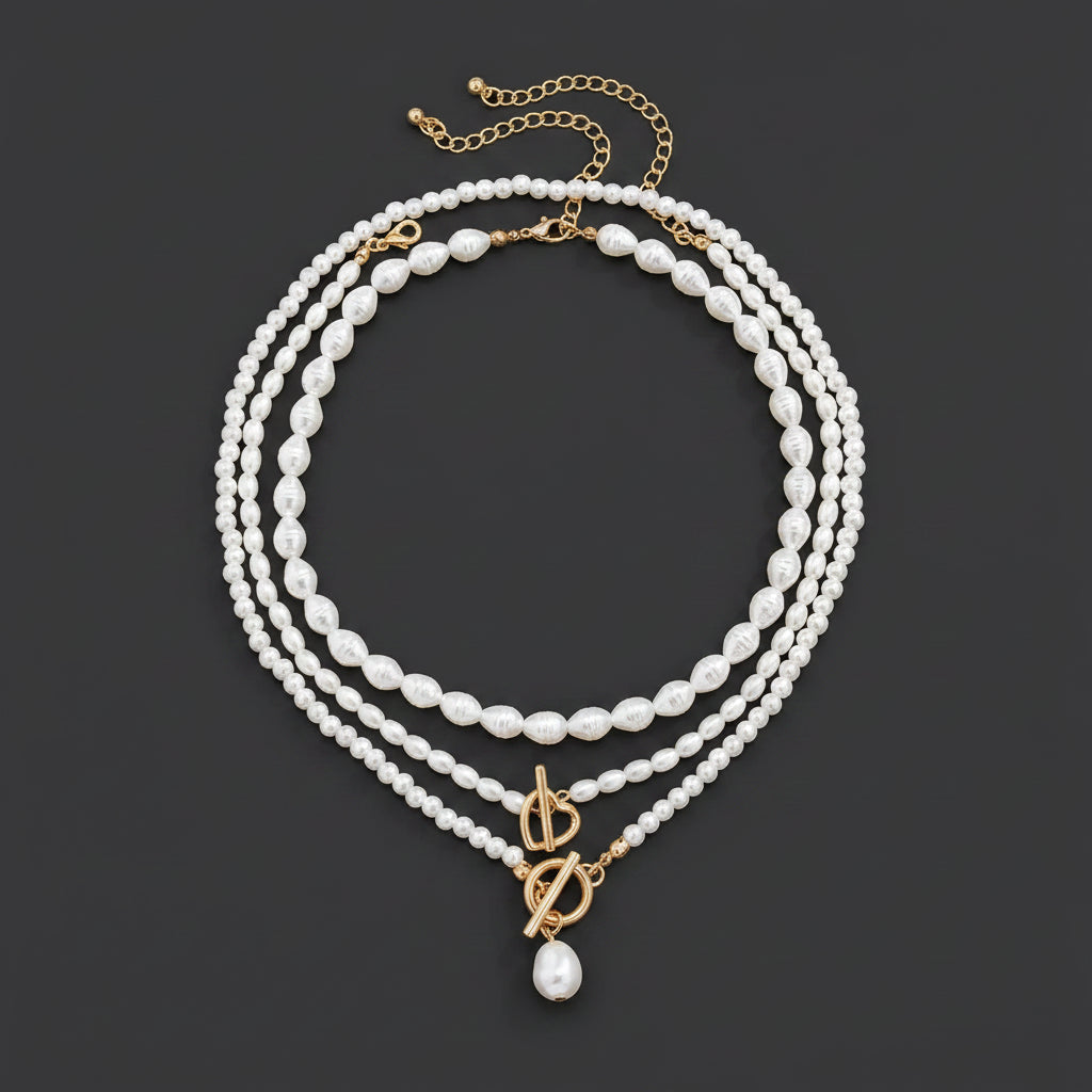 Pearl Cascade Necklace