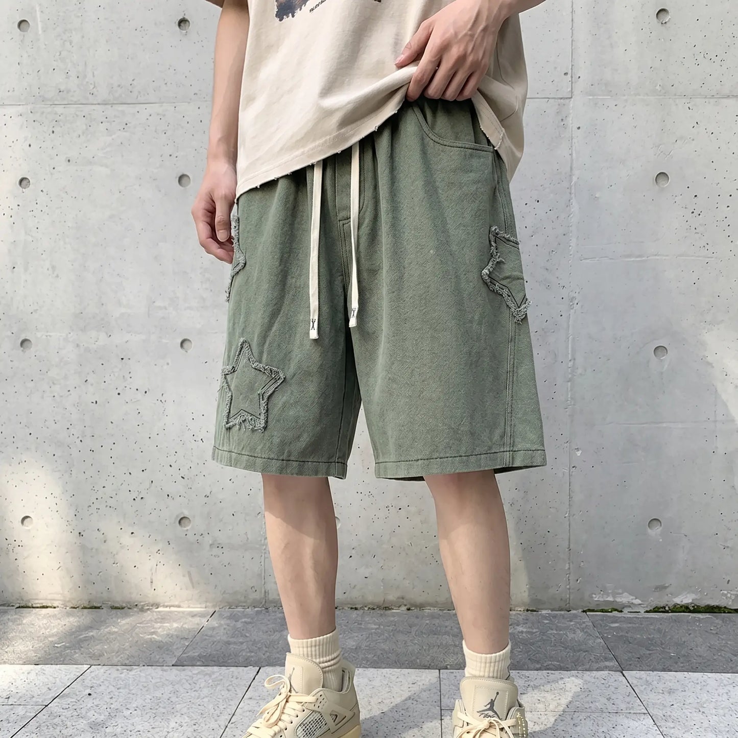 North Star Patch Shorts
