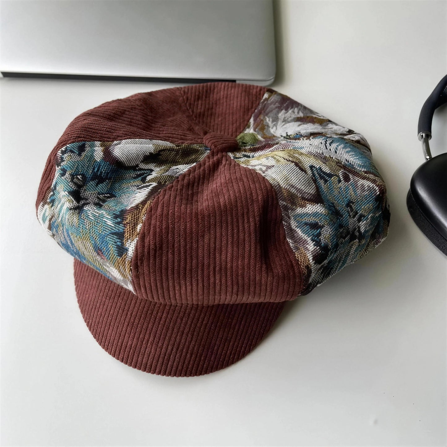 Jacquard Patchwork Cap