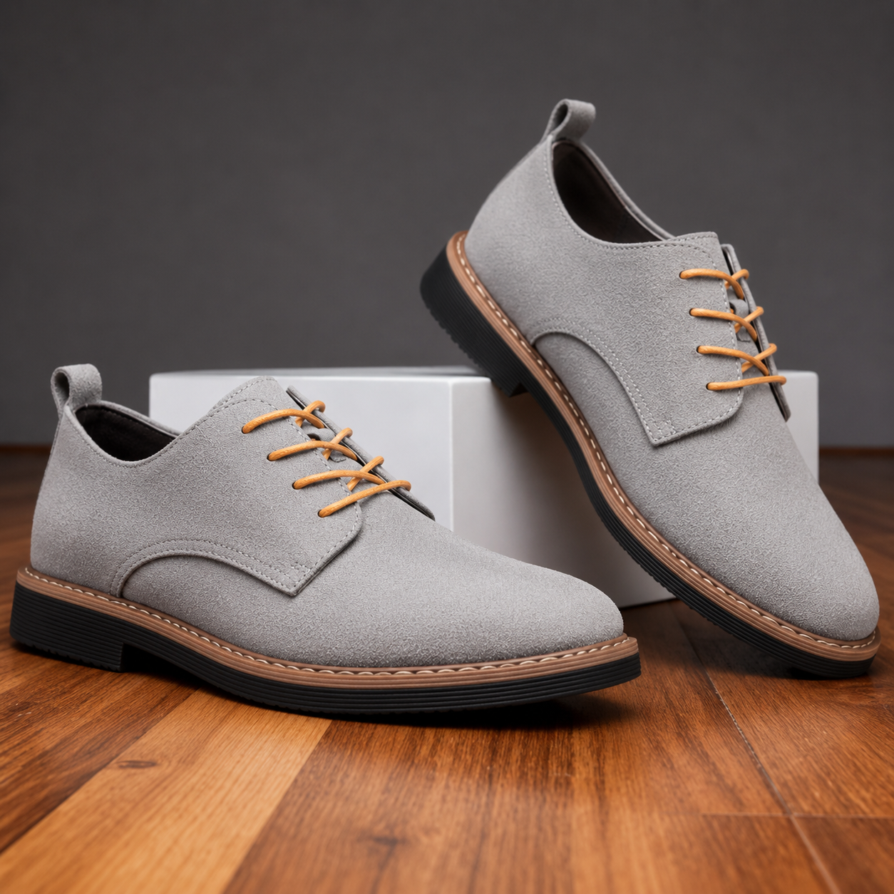 Men's Suede Oxfords