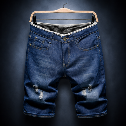 Riven Denim Shorts