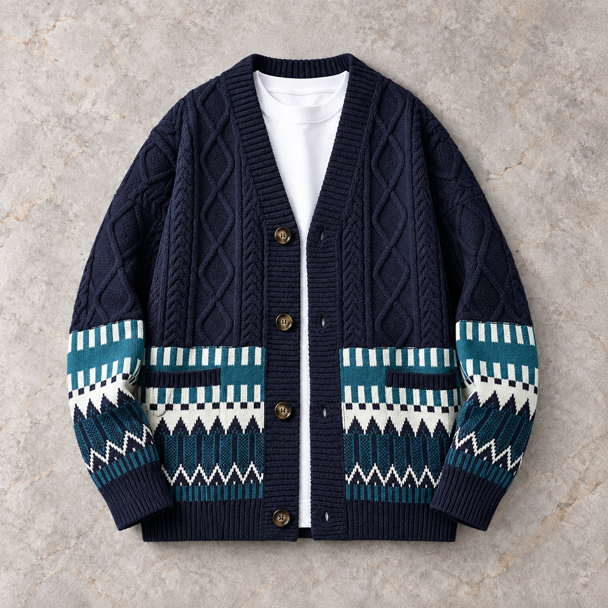 Ashford Patterned Cardigan