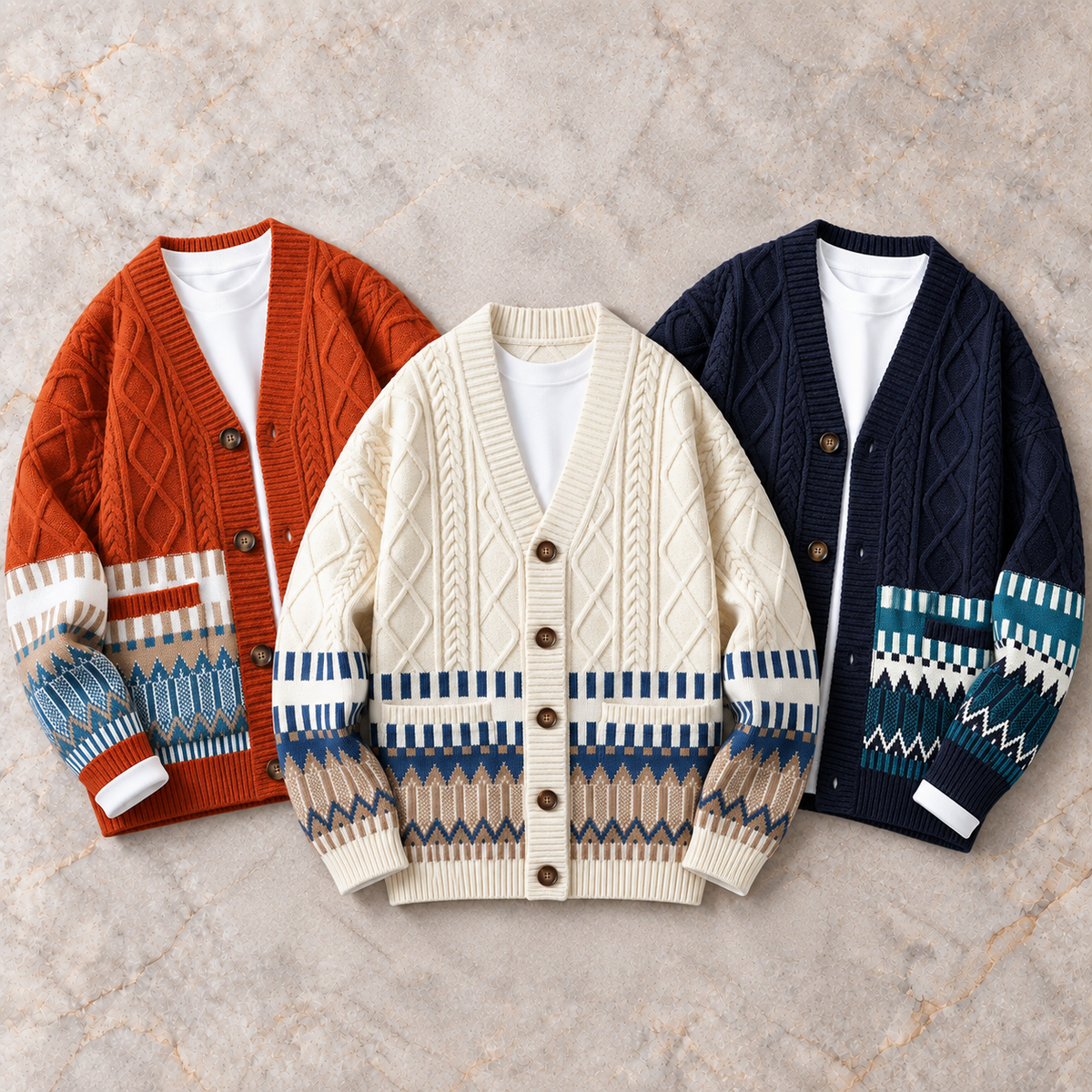 Ashford Patterned Cardigan