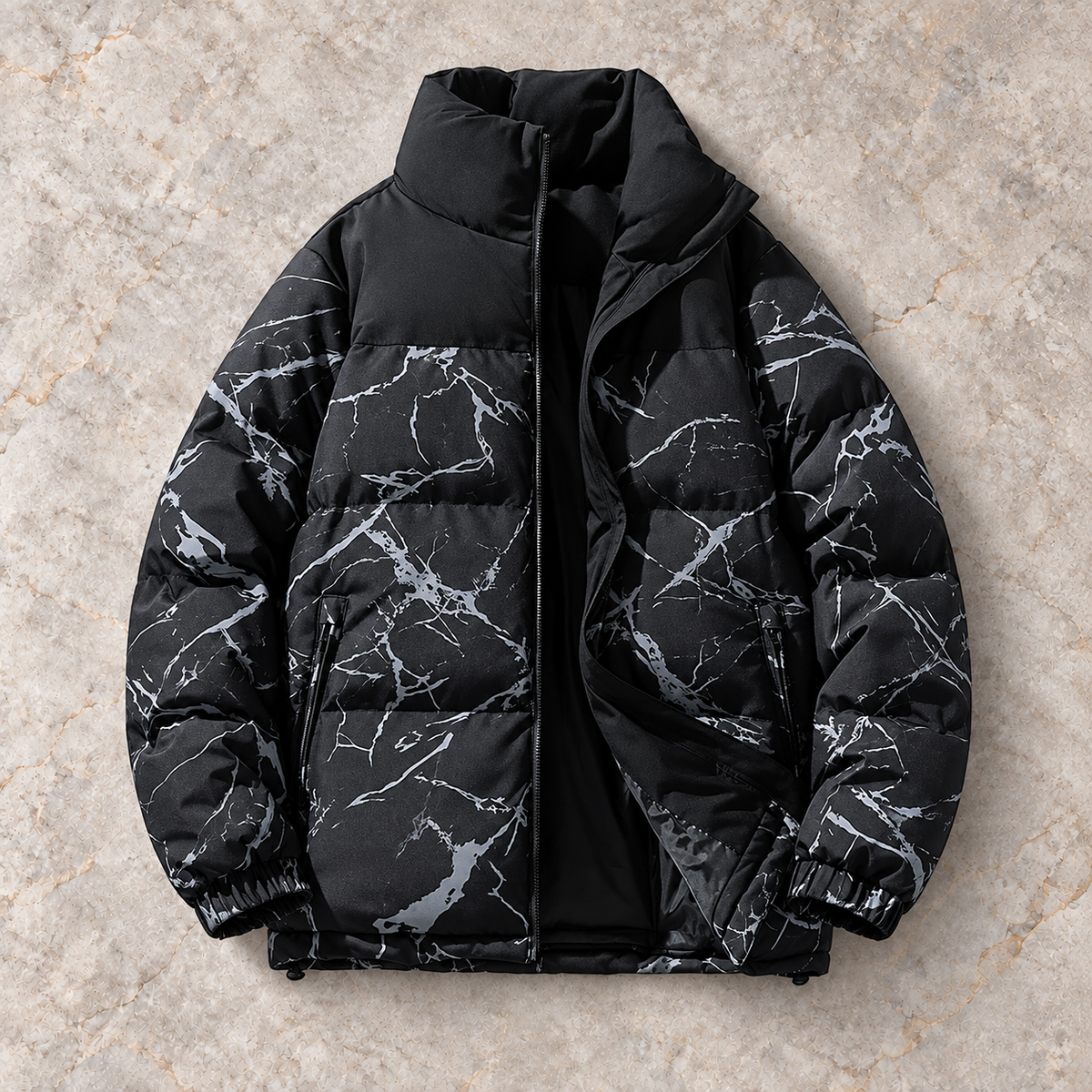 Arden Marble Puffer
