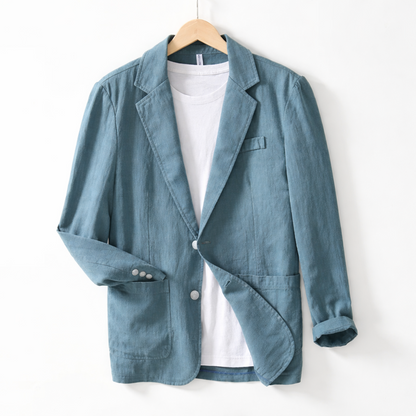 Riviera Casual Linen Blazer