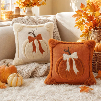 Fall Bow Cushion