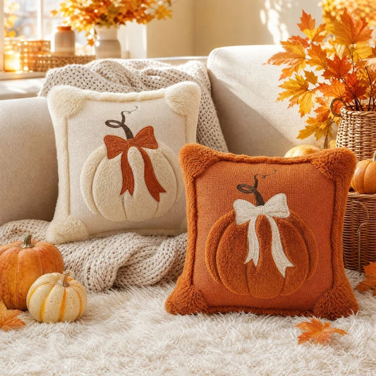 Fall Bow Cushion