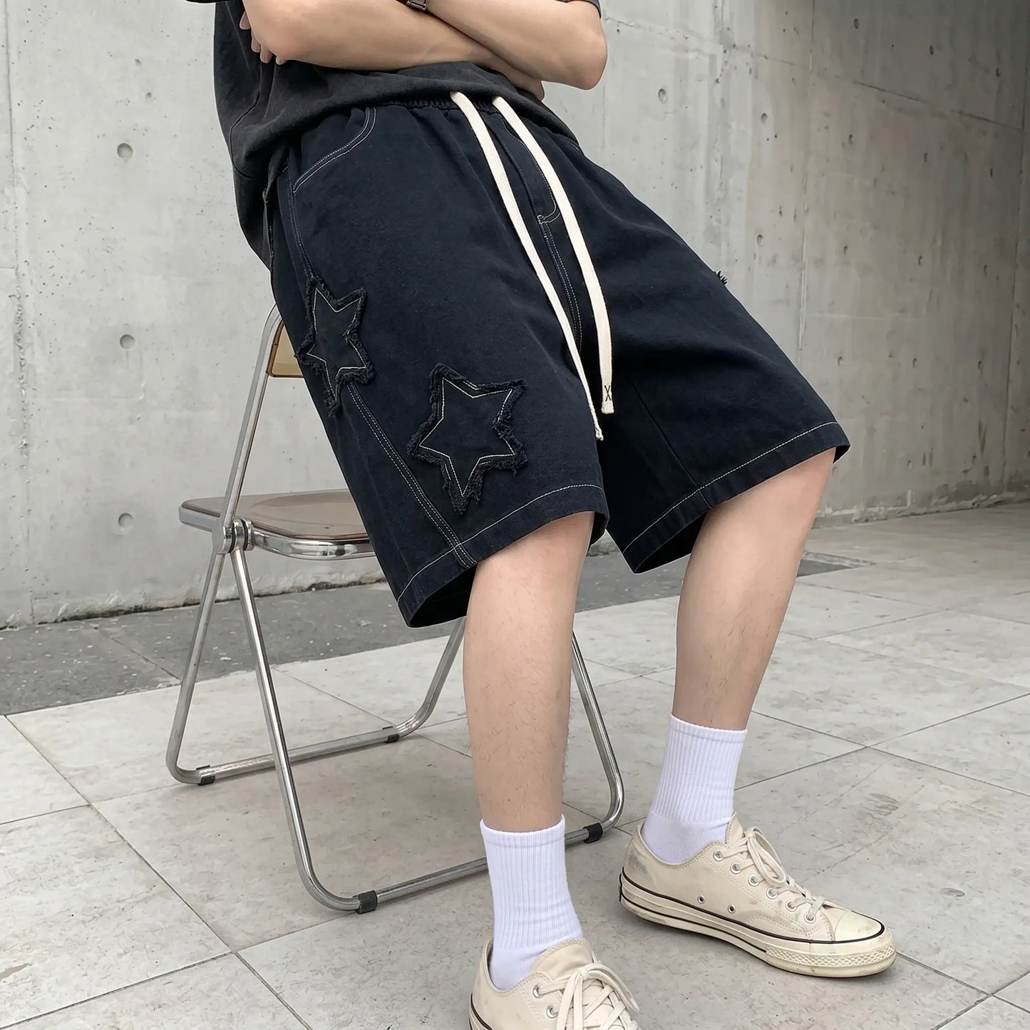 North Star Patch Shorts
