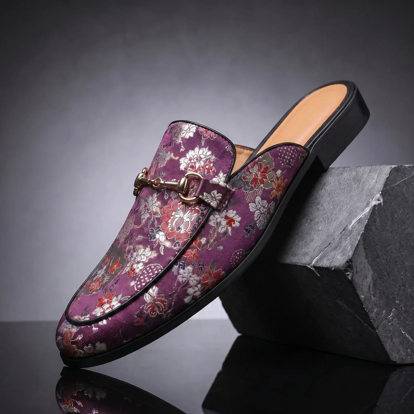 Monaco Tapestry Mules