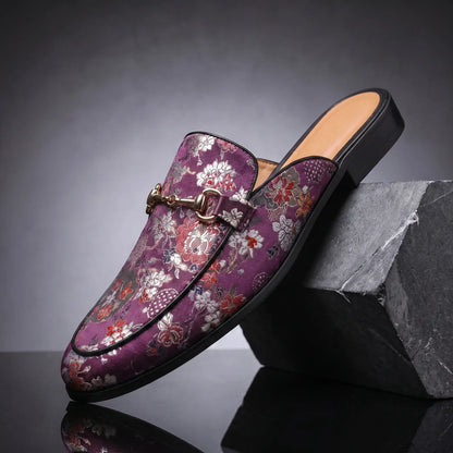 Monaco Tapestry Mules