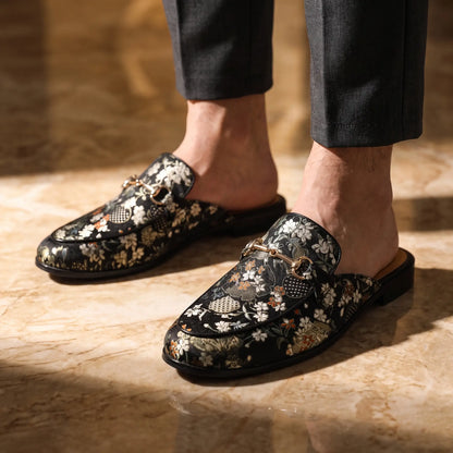 Monaco Tapestry Mules