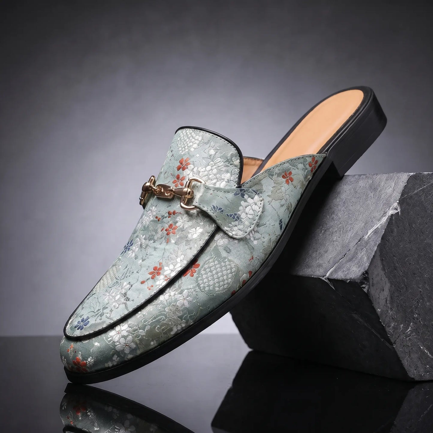 Monaco Tapestry Mules