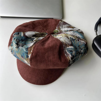 Jacquard Patchwork Cap