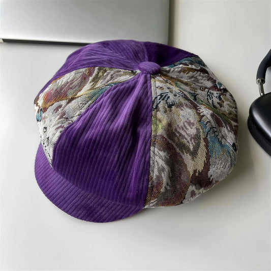 Jacquard Patchwork Cap