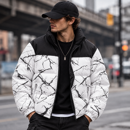 Arden Marble Puffer